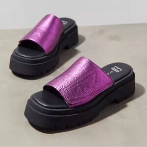 E8 by miista leather platform shoes size 39